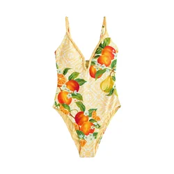 B by Ted Baker Enodelne kopalke rumena/zelena/oranžna/bela