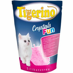 Tigerino Crystals Fresh - grudajući mačji pijesak - Crystals Fun - plavi