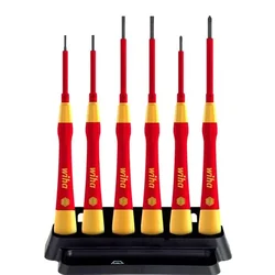 Wiha 42989 Set preciznih odvijača Picofinish® električarski SL, Phillips, 7 delova, sa držačem