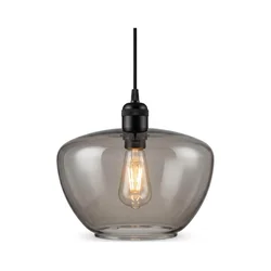 Luster na kablu SEVENTIES E27/40W/230V zadimljeno/sivo