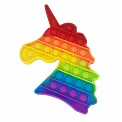 Silikonski POP IT antistresni samorog 15cm