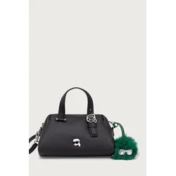 Karl Lagerfeld Ročna torbica Ikon smaragd / črna / bela