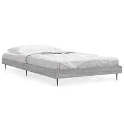 Vidaxl Posteljni okvir siva sonoma 90x190 cm inženirski les