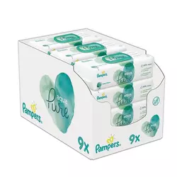 Pampers 9x Aqua Pure wipes