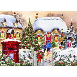 BlueBird - Puzzle Winter Cottage - 1 000 kosov