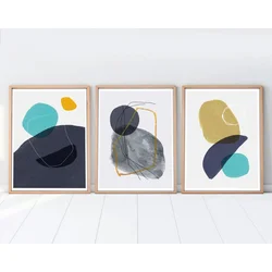 Wallity Uramljena slika Huhu118, 20x30 cm , 3 dela