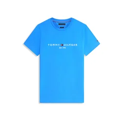 TOMMY HILFIGER Majica mornarska/azur/rdeča/bela