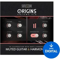 Sonuscore Origins Vol. 6: Muted Guitar & Harmonics (Digitalni izdelek)