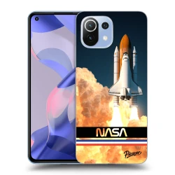 Silikonski prozorni ovitek za Xiaomi 11 Lite 5G NE - Space Shuttle