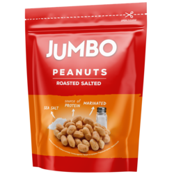 JUMBO Kikiriki pečeni slani 180 g
