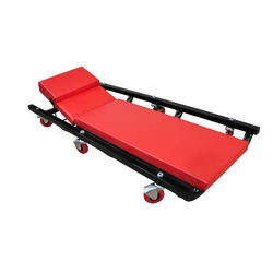 VIDAXL montažna avtomehanična postelja/rolka s 6-mi kolesi in nast. vzglavjem