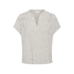 Kaffe Bluza KAmilia siva/bela