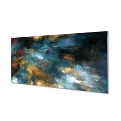 tulup.si Steklena slika Barve blata 100x50 cm 4 obešalnika