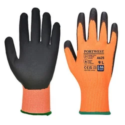 Monsun Rukavice m625 vis-tex otporne na prosecanje sa pu premazom narandžaste,vel.8 ( 60481 )