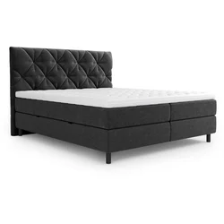 Esposa POSTELJA Z VZMETNICO 160 cm x 200 cm , tekstil antracit