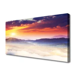 tulup.si Slika na platnu Sun mountain landscape 140x70 cm