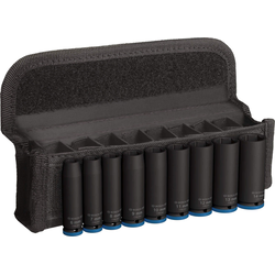 Bosch Set kovanih nasadnih ključeva 6 - 14mm, 1/4, duboki, 9 delova, PRO Impact Socket 2608003035
