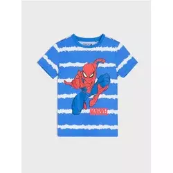 Sinsay - Pamučna majica sa printom Spider-Man - plava