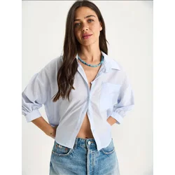 Bianco Lucci Bluza golobje modra