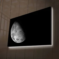 Opviq Slika na platnu sa LED osvetljenjem 45x70cm