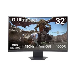 LG 31.5 UltraGear Curved 1000R VA QHD 32GS60QC-B