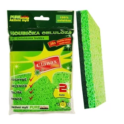 Gobica za čiščenje 11x7x1,2cm iz celuloze (2 kosa)