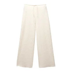 Pull&Bear Hlače ecru