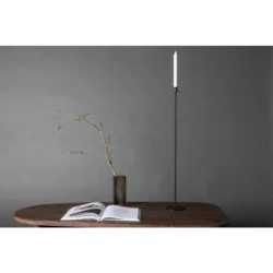 Venture Design Sveča Högehall 12x102 cm Črna