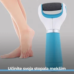 Električna turpija za pete na baterije