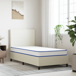 VIDAXL vzmetnica iz spominske pene (200x90x17cm), bela-modra