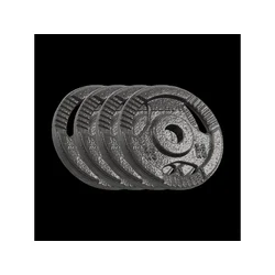 REBEL ACTIVE Liveni gvozdeni tegovi sa tri rukohvata set 4x2.5kg / 31mm RBA-2133