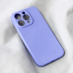 TERACELL Torbica Soft Velvet za iPhone 14 Pro 6.1 ljubičasta