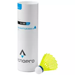 Tecnopro SHUTTLECOCK XL600-6, žogica za badminton, rumena