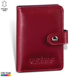 Princ Leather Novčanik za kartice, Bordo