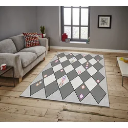 Conceptum Hypnose tepih Asr Crpt-66, pravougaoni, 120 x 180 cm, siva