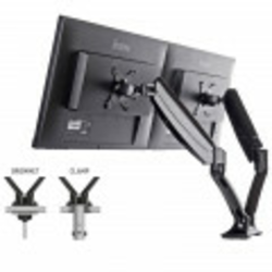 Iiyama DS3002C-B1 - Mounting kitfor 2 monitors (adjustable arm) black screen size: 10-27 desk-mountable