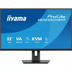 Iiyama PROLITE XB3294UHSCP-B1 LED monitor 31.5 3840 x 2160 4K 60 Hz VA 400 cd  3000 2 ms HDMI DP USB-C SPEAKERS BLACK