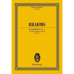 BRAHMS:SYMPHONY NO.1 OP.68 C-MOLL, STUDY SCORE