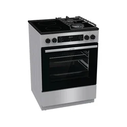 Gorenje Kombinovani šporet GKC6C60XT, 2 rilngle, 2 gorionika, 71l,  Sivi
