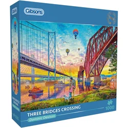 Gibsons Puzzle Trije mostovi čez reko 1000 kosov
