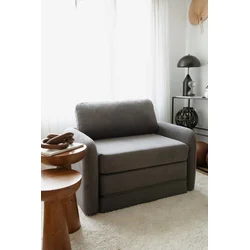Atelier del Sofa Fotelja na razvlačenje Nest, 110x77x83cm, Siva