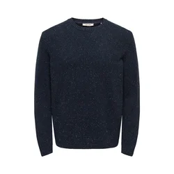 Only & Sons Pulover ONSMICHAEL nočno modra