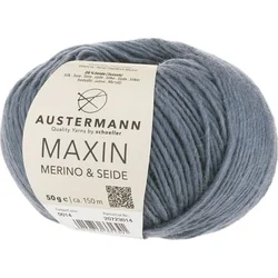 Austermann Maxin Merino & Seide 90320-14 Grey Pletilna preja