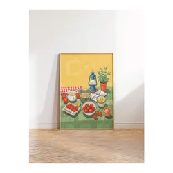 Dekorativna slika u okviru 50 x 70 cm