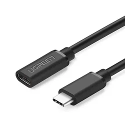 UGREEN USB Tip C M na Tip C F kabl 0.5m ED008