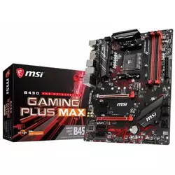 MSI B450 GAMING PLUS MAX motherboard AMD B450 Socket AM4 ATX (7B86-016R)