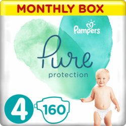 Pampers Pure Protection pelene, vel. 4, 9-14 kg, 160 komada