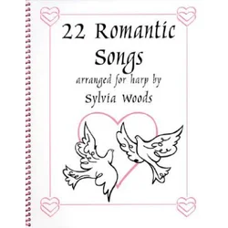 22 ROMANTIC SONGS WOODS HARP BK