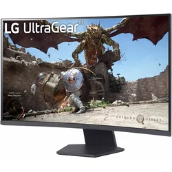 LG Monitor 31.5 LG 32GS60QX-B VA 2560x1440/180Hz/1ms/2xHDMI/DP/zakrivljeni