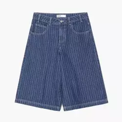Cropp - Teksas šorts sa printom - navy